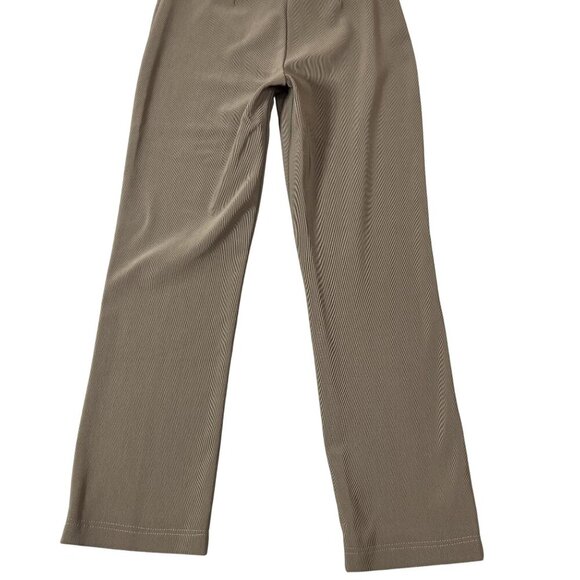 Equestrian Womens L Tan Compression Pull-On Riding Breeches Tactel Lycra Pants - Picture 6 of 11